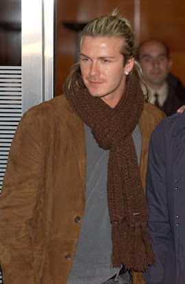 David Beckham's Scarf Fashion Style