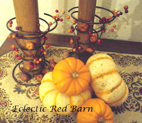 old springs, fall decor, pumpkin display, fall berries
