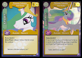 My Little Pony Princess Celestia, Hoof Shaker Canterlot Nights CCG Card