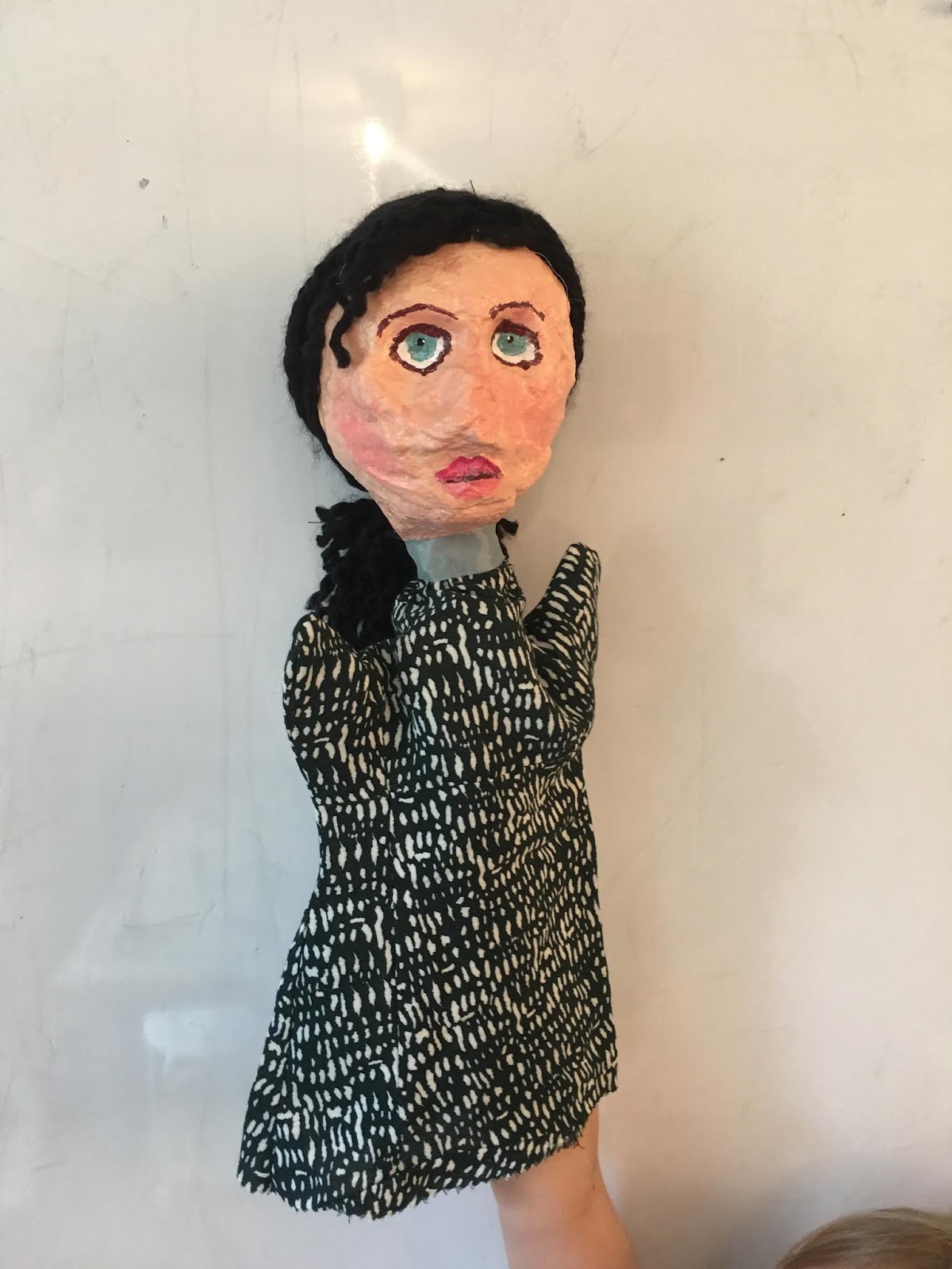Art Room Britt Plaster Head Hand Puppets