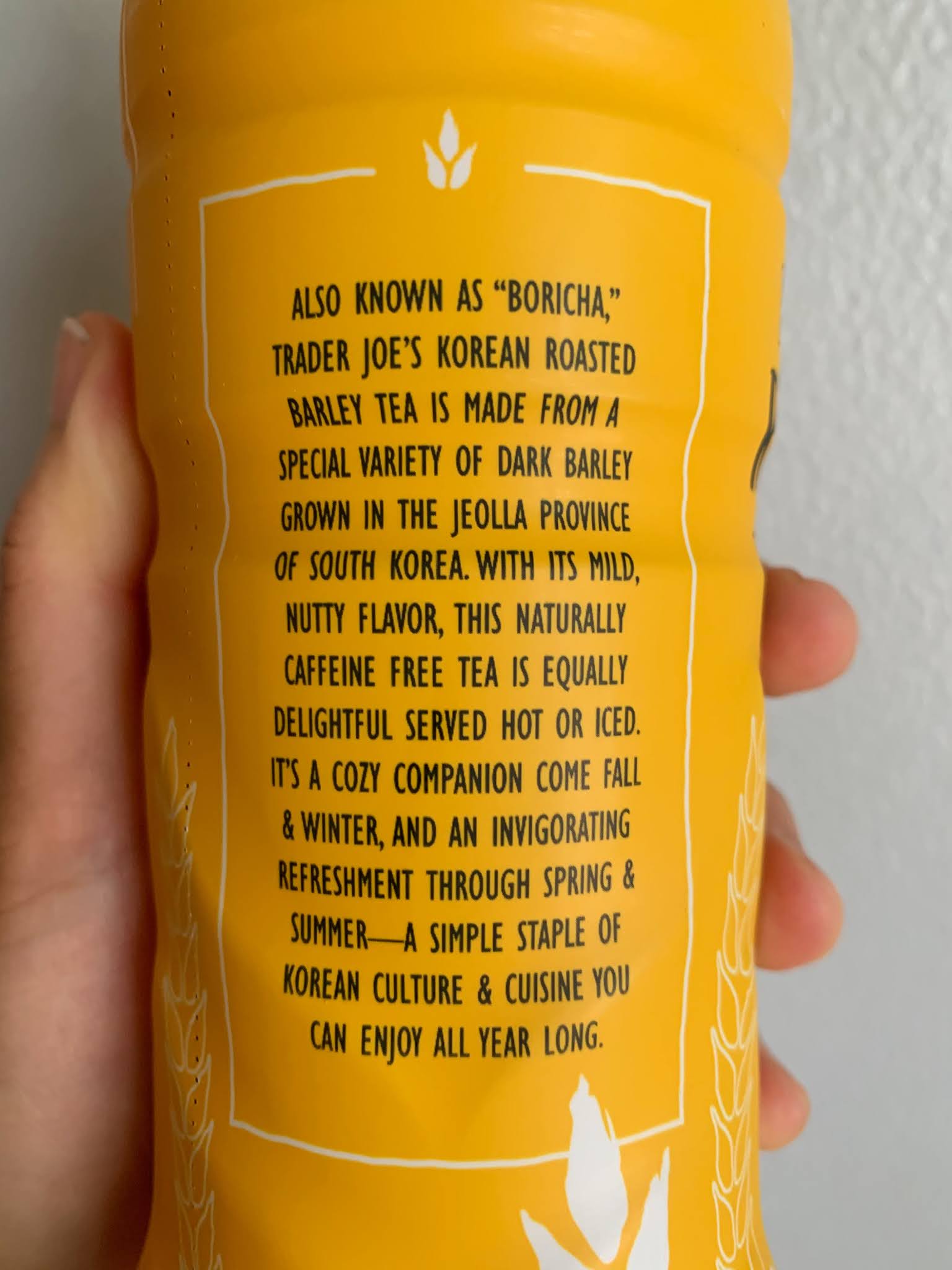 Trader Joe's Korean Roasted Barley Tea