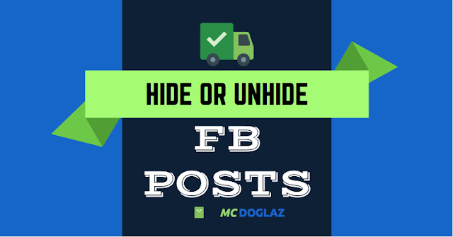 How Can I hide and unhide a Facebook Post | How to hide or unhide a Post on FB