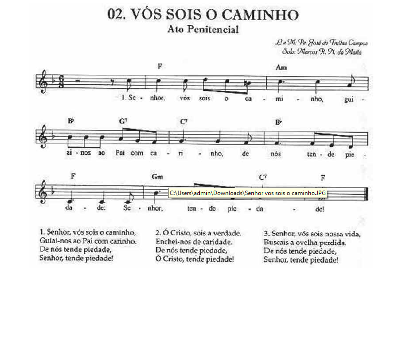 Cantos para Missa Missa do dia 26/05/2019 6º Domingo da Páscoa Ano C