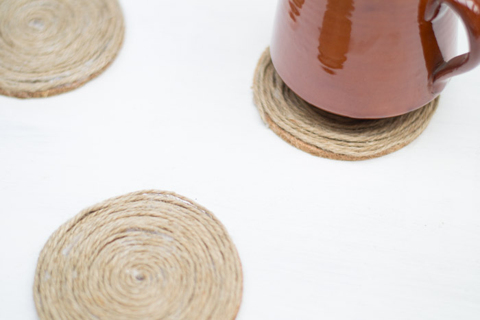 Posavasos rústicos diy