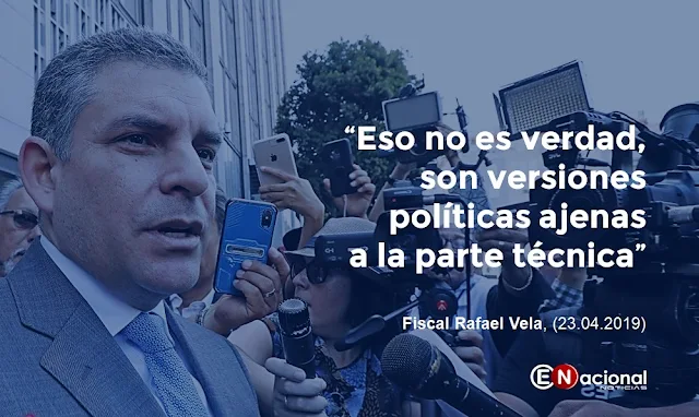 fiscal Rafael Vela rechazando que el exsuperintendente de Odebrecht en el Perú