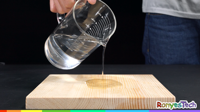 Lift a Wooden Board with a Glass of Ice
