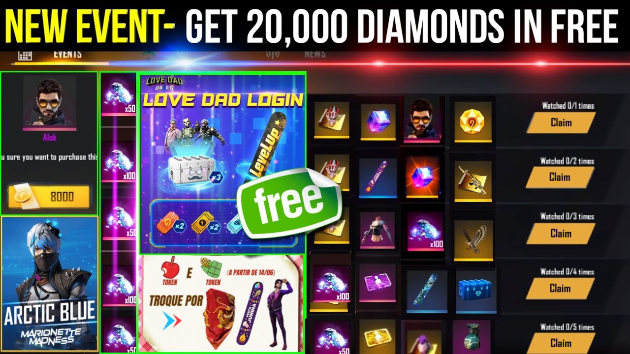 Free Fire New Update Get Free Dj Alok Character New Event