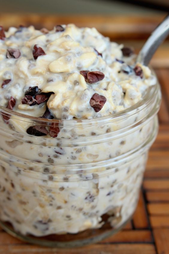 Healthy Cookie Dough Overnight Oats healthy dinner recipe