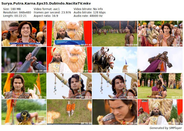Download Surya Putra Karna Episode 35 Dubbing Indonesia H264/AAC MKV