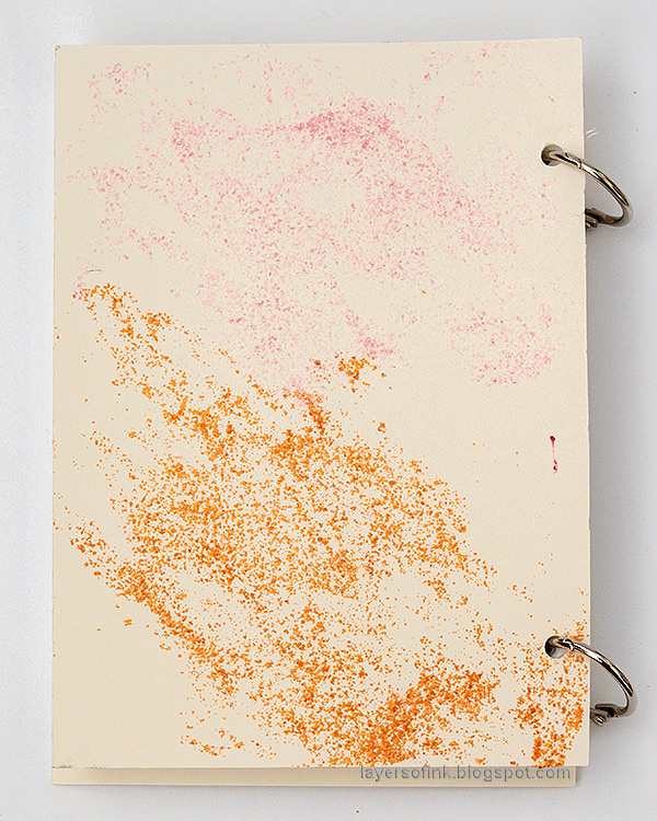 Layers of ink - Glitter Notebooks.