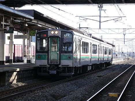 東北本線 一ノ関行き3 701系(ワンマン)
