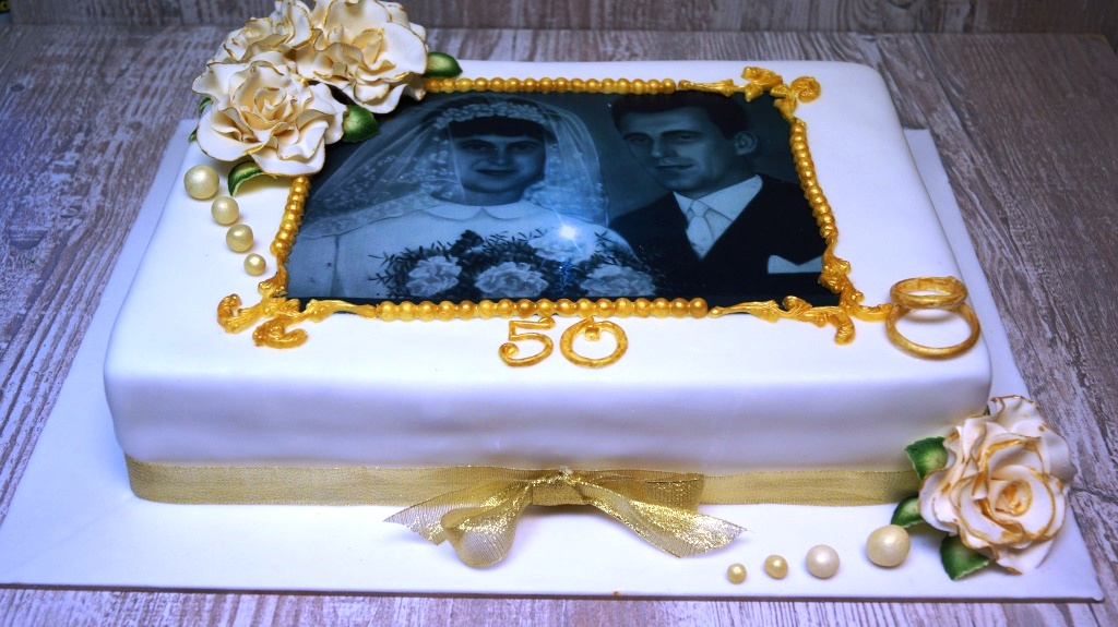 Torty ciasta i ciasteczka Joli: 50 rocznica ślubu