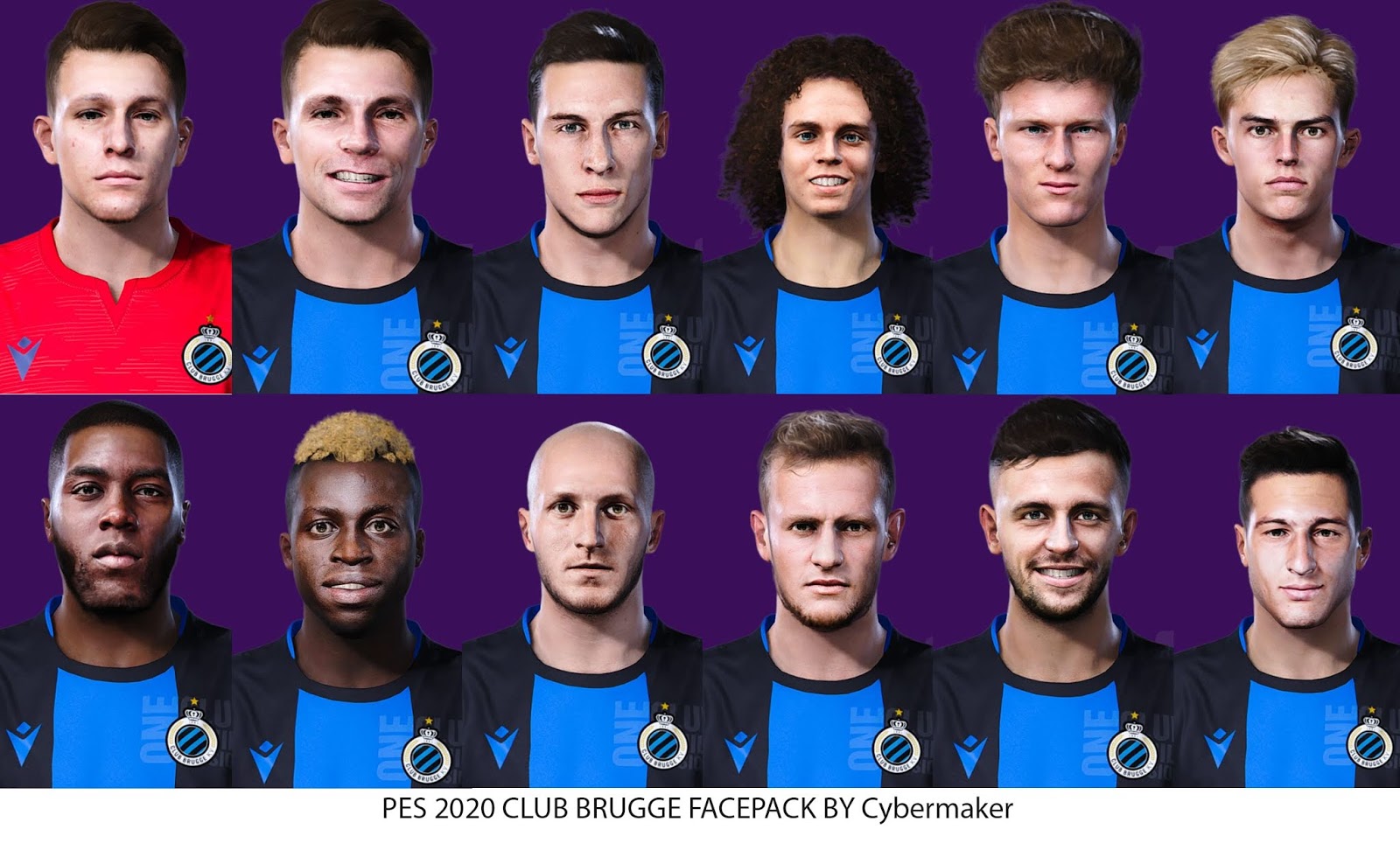 PES 2020 Club Brugge Facepack by Cybermaker Free