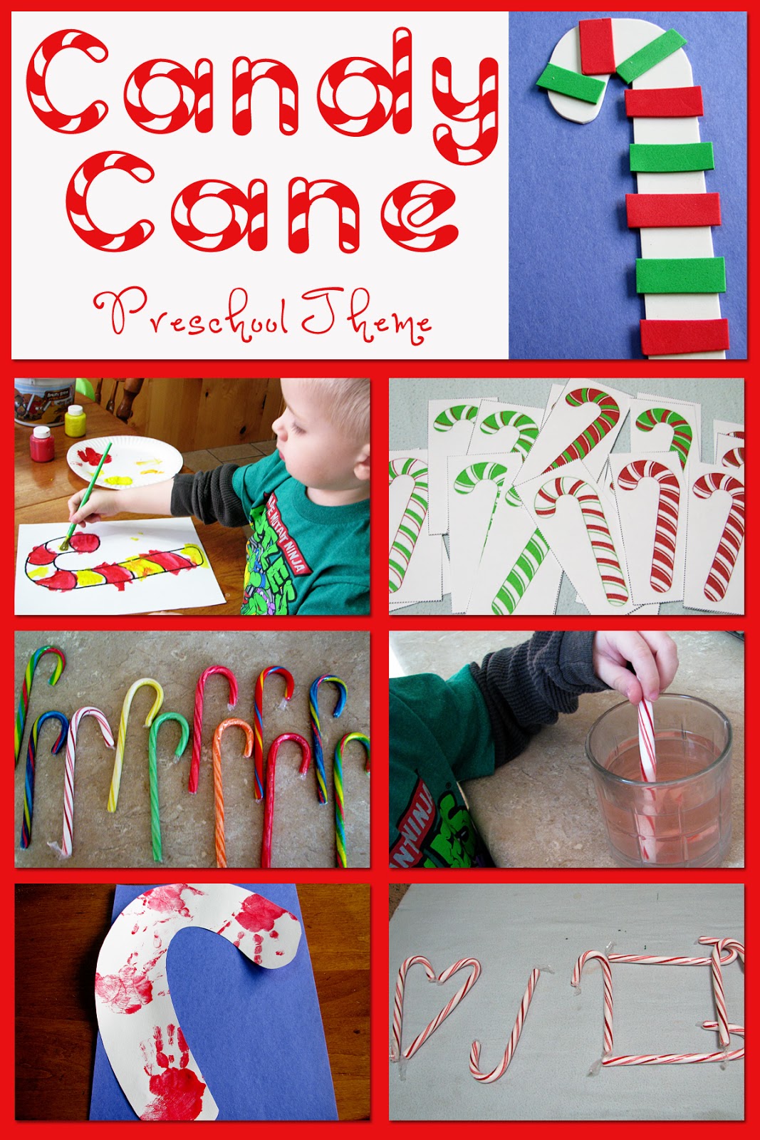 Mommy's Little Helper: Candy Cane Preschool Theme