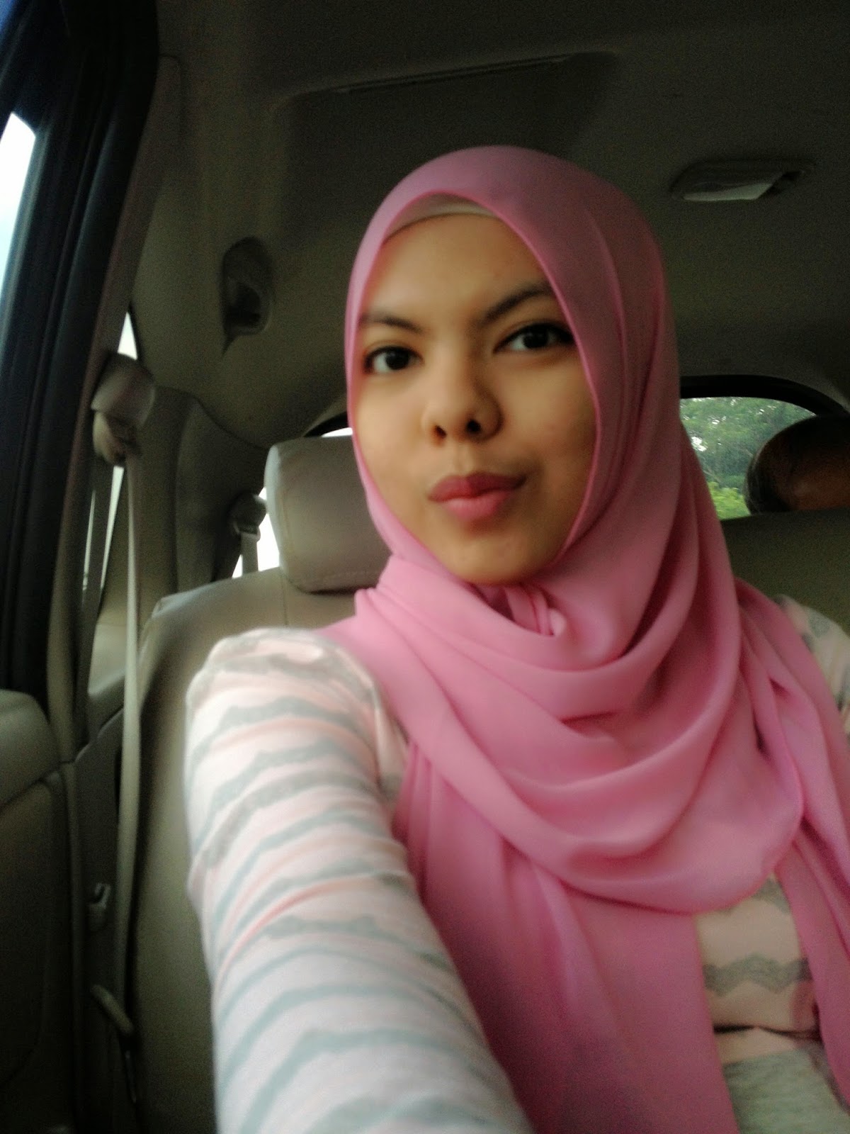 Selfie didalam mobil