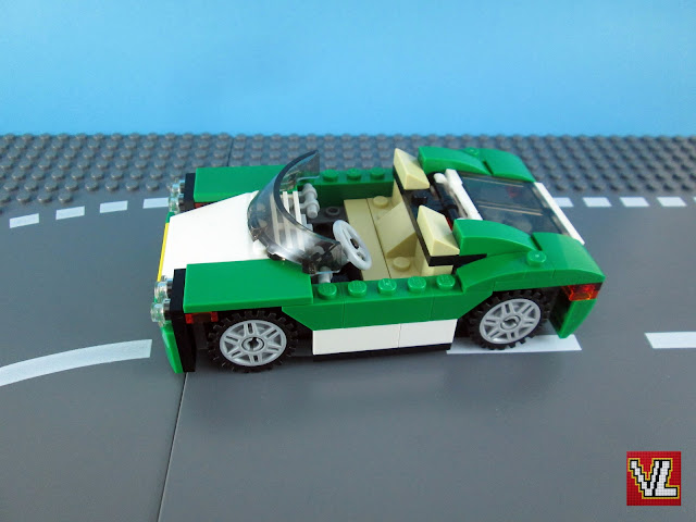 Set LEGO Creator 31056 Green Cruiser - sleek open-top Green Cruiser (modelo 1)