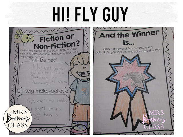Our class LOVES Fly Guy! Here are some fun Fly Guy book study companion activities to go with the books by Tedd Arnold. Perfect for whole class guided reading, small groups, or individual study packs. Packed with lots of fun literacy ideas and standards based guided reading activities. Common Core aligned. Grades 1-2 #bookstudies #bookstudy #novelstudy #1stgrade #2ndgrade #literacy #guidedreading #flyguy