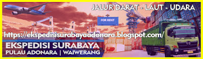 JASA EKSPEDISI PENGIRIMAN SURABAYA-PULAU ADONARA(WAIWERANG) FLORES TIMUR NUSA TENGGARA TIMUR MURAH