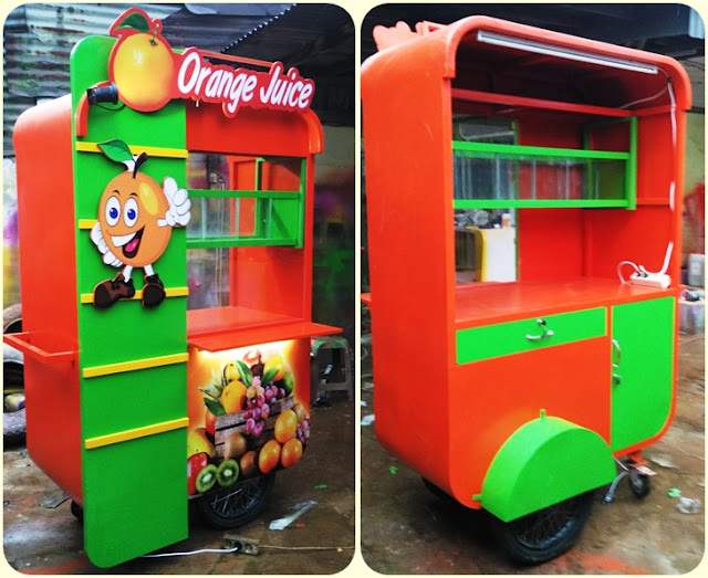 Gerobak Minuman unikGerobak Jus Buah Gerobak Waralaba Unik