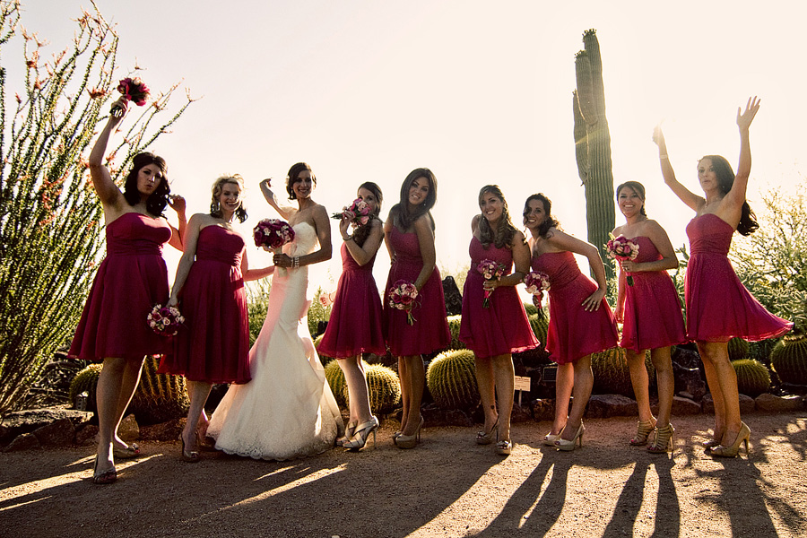 Phoenix Botanical Gardens Wedding Photography