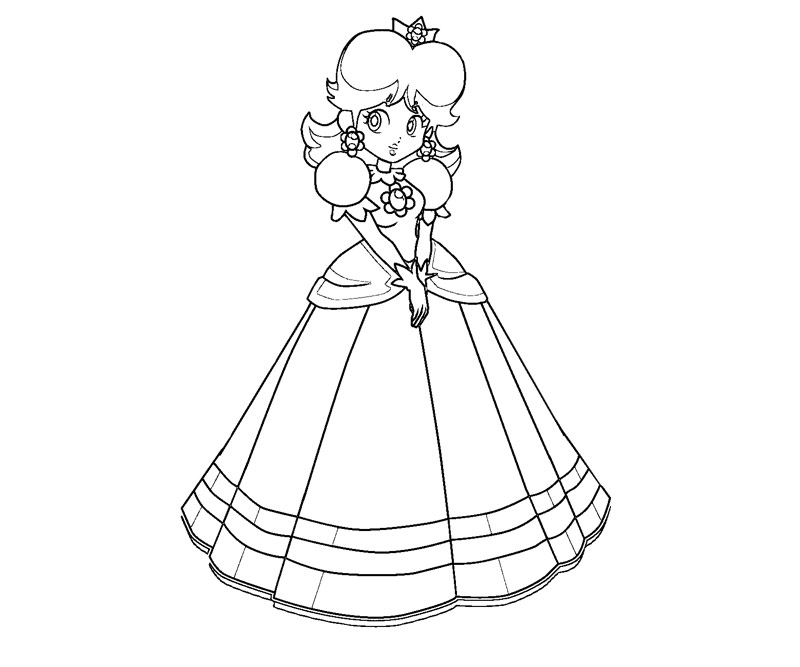 daisy coloring pages free - photo #29