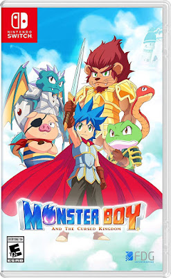 Monster Boy And The Cursed Kingdom Game Cover Nintendo Switch