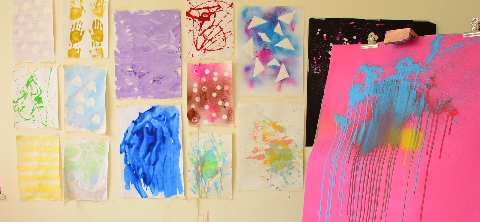 Practical Mom Spray Paint Rain