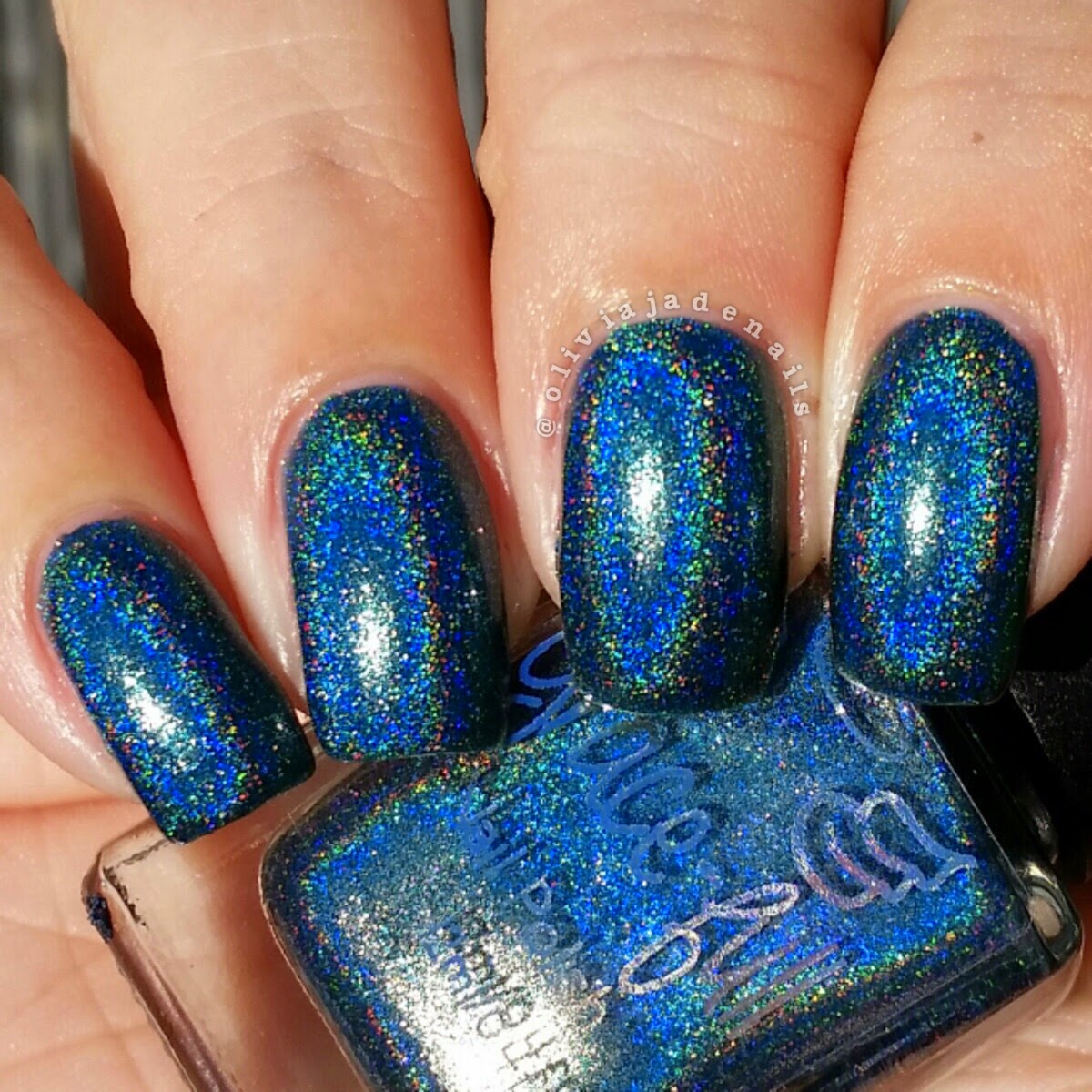 Grace-full Nail Polish Vampire Of New England swatched by Olivia Jade Nails