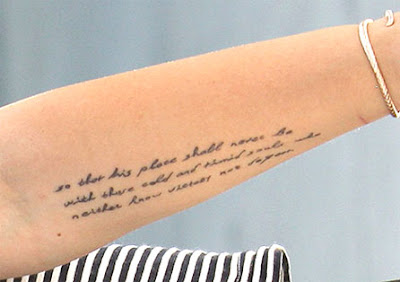 miley cyrus new quotes tattoo design