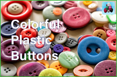 Colorful Plastic Button