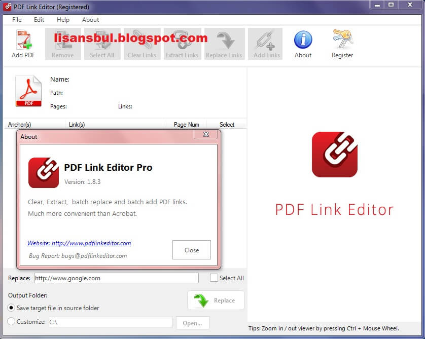 pdf file link generator