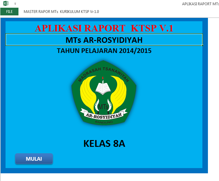 Raport Ktsp Madrasah Tsanawiyah Aplikasi Raport