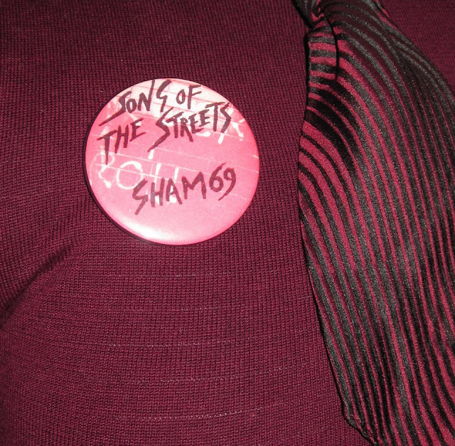 Sham 69 badge pinback button vintage jimmy pursey