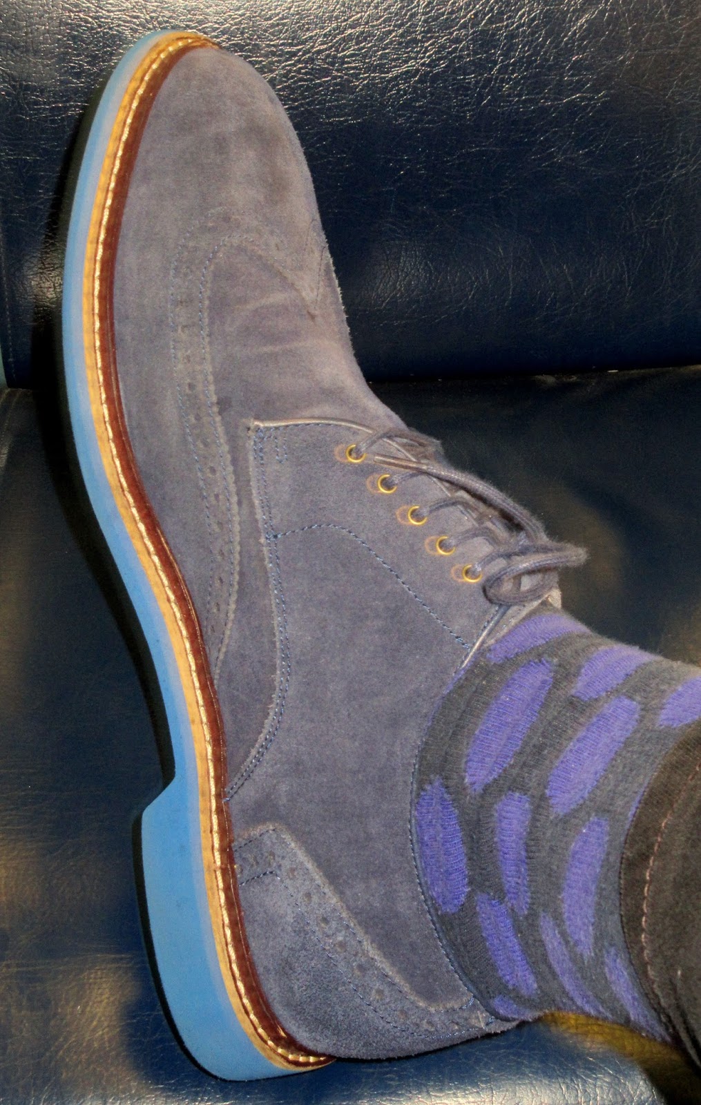 blue nike suede shoes