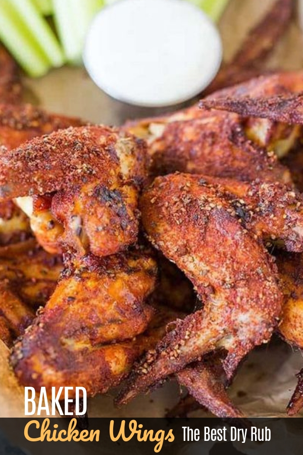 Baked Chicken Wings With The Best Dry Rub