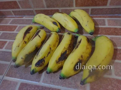 siapkan pisang