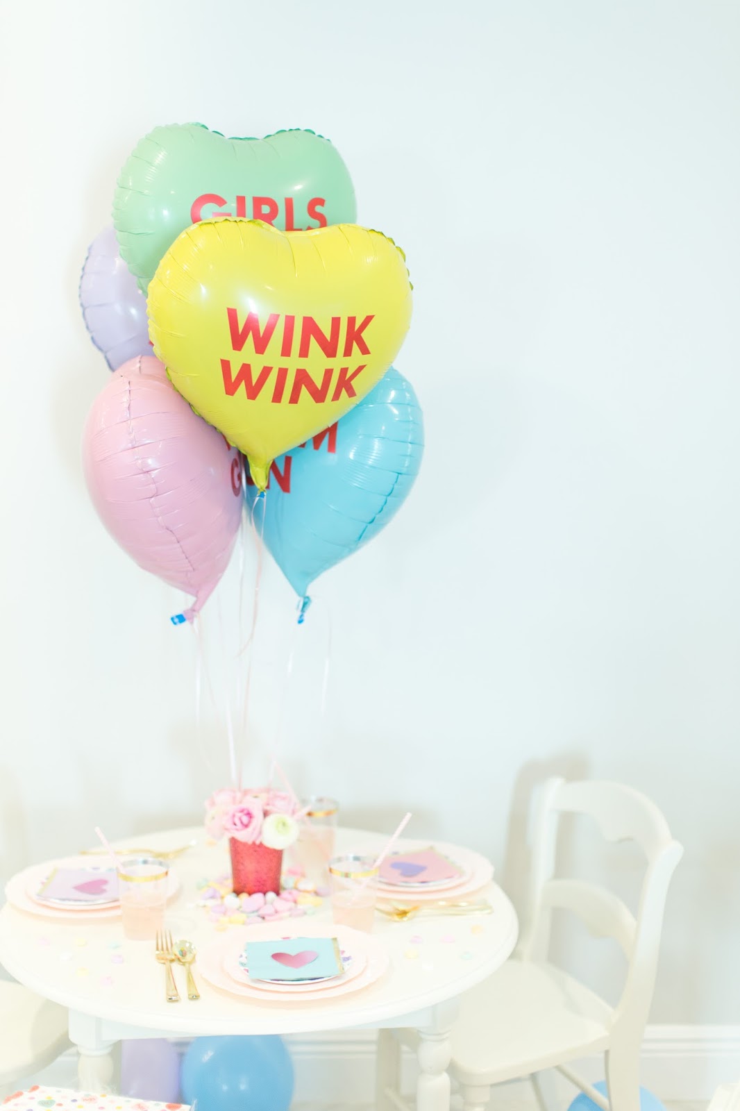 Kid's Candy Heart Valentines Day Party by popular party blogger Celebration Stylist