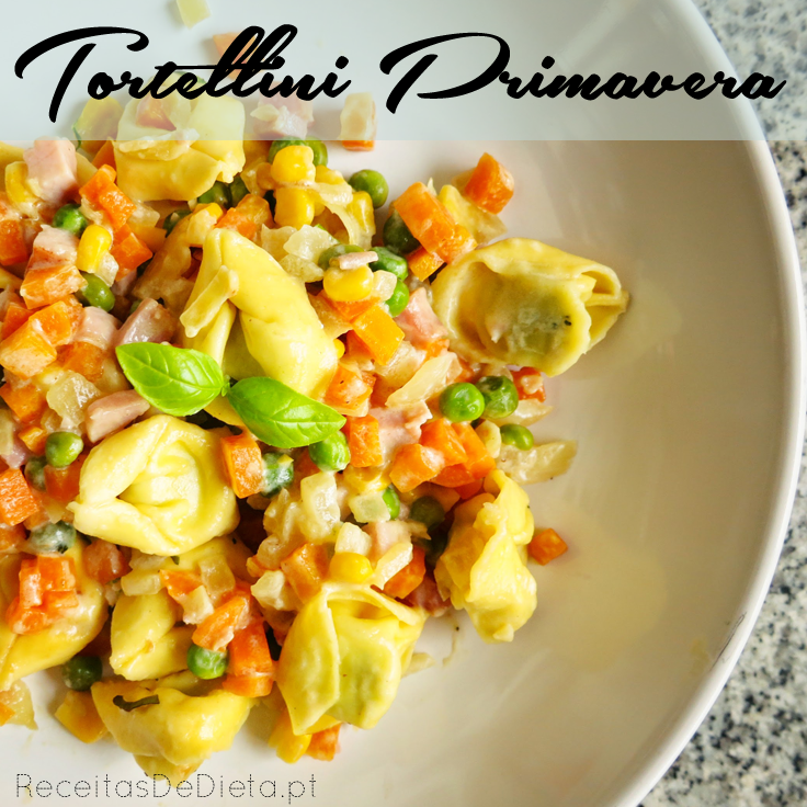 Tortellini Primavera Receitas de Dieta