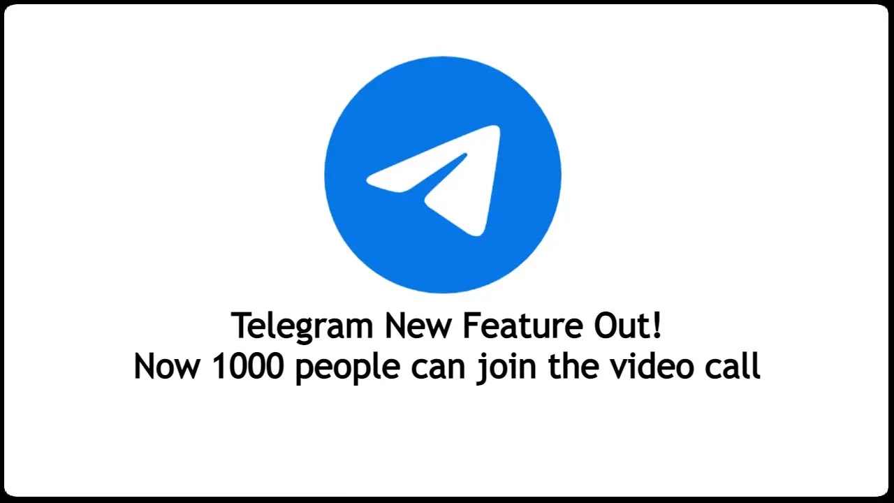 Telegram video calling app Telegram video calling app: Now 1000 people can join the video call