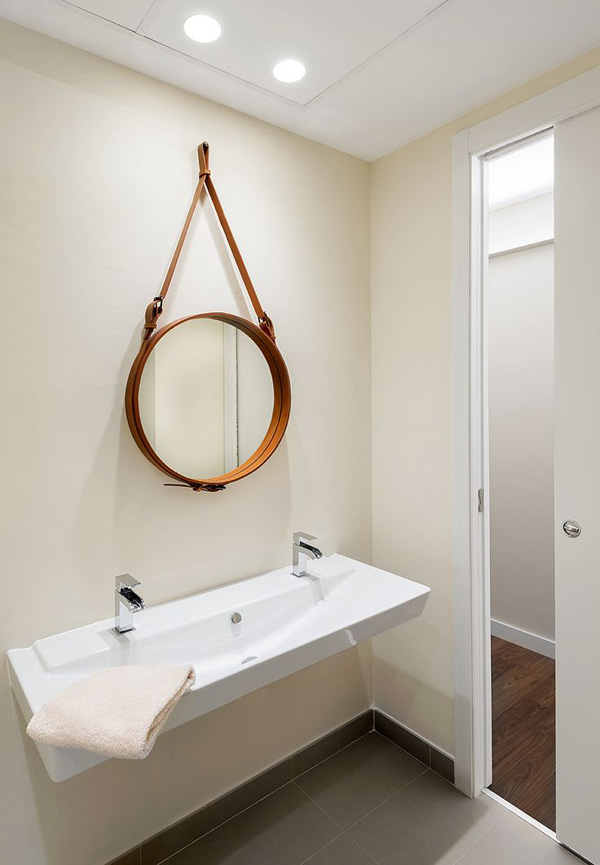 Espejos redondos para el cuarto de baño