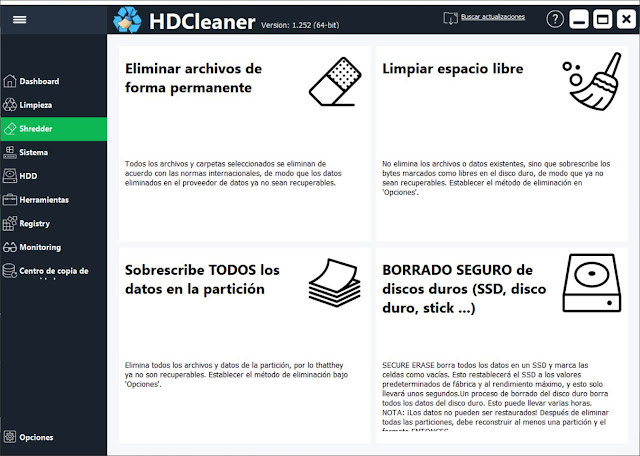 HDCleaner Full imagenes