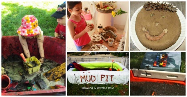 25 super fun ways for kids to play in the dirt & mud- Can I play too? These ideas so make me want to be a kid again!