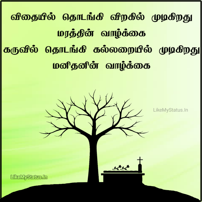 மனிதன் வாழ்க்கை... Manithan Valkai Tamil Quote Image