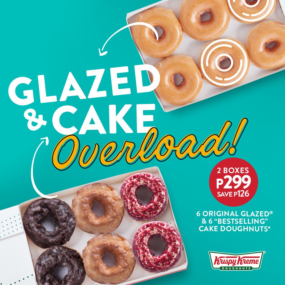 Manila Shopper Krispy Kreme Glazed &amp; Cake Overload Sept