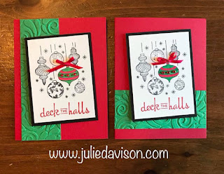 Stampin' Up! Beautiful Baubles ~ This or That? ~ 2018 Holiday Catalog ~ Christmas ~ www.juliedavison.com