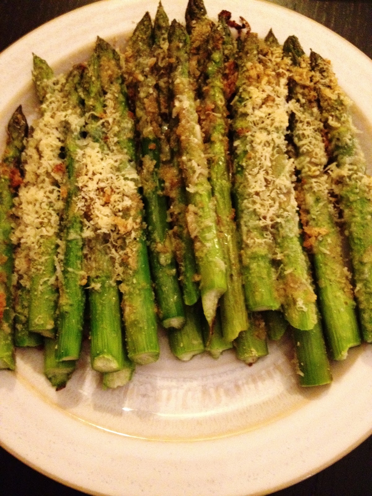 Little Italian Lady Parmesan Crusted Asparagus