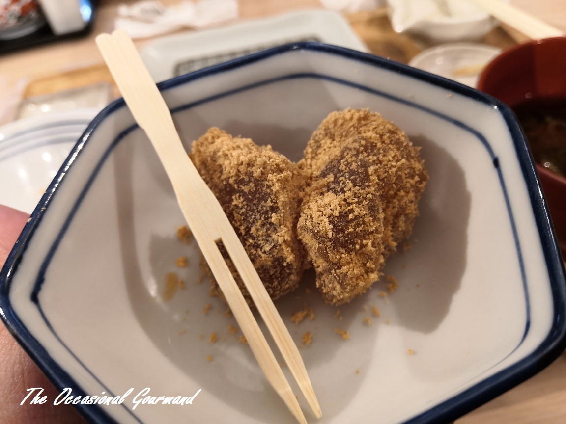 Conger Eel Tempura Meal Ebinoya, Kyobashi, Osaka