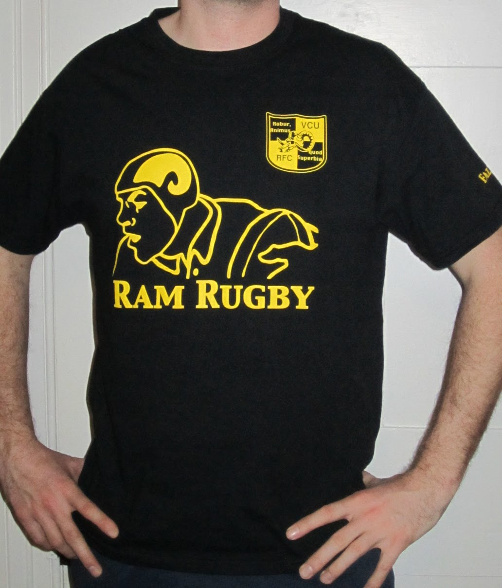 Erek Jones Illustration: Design for VCU Rugby Shirt