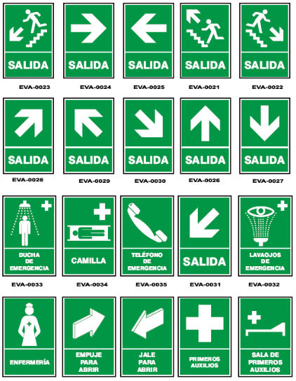 Señaletica en La Rambla San Borja