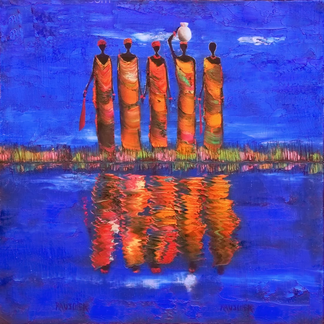 Michel Rauscher, 1957 | Abstract Figurative painter | Tutt'Art ...